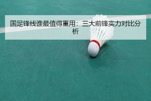 国足锋线谁最值得重用：三大前锋实力对比分析